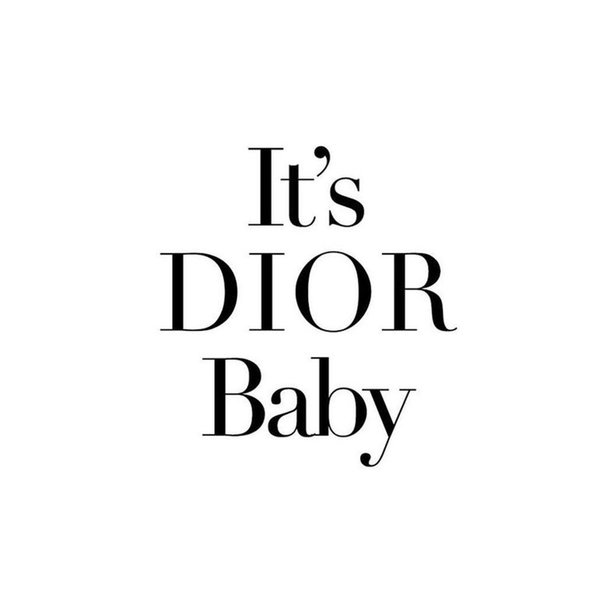 Stickers "It's Dior Baby"