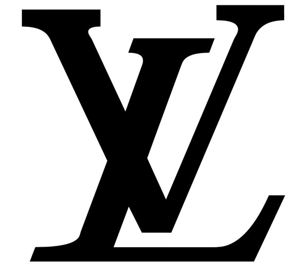 Lot 20 petits stickers logos YSL, Chanel ou Louis Vuitton